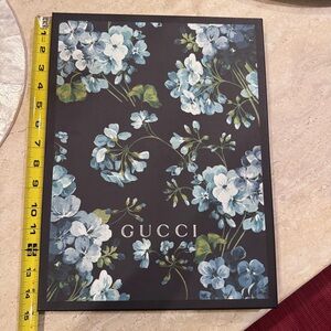 Gucci box 14.5 x 11 x 1.25 inches like new with tissue paper